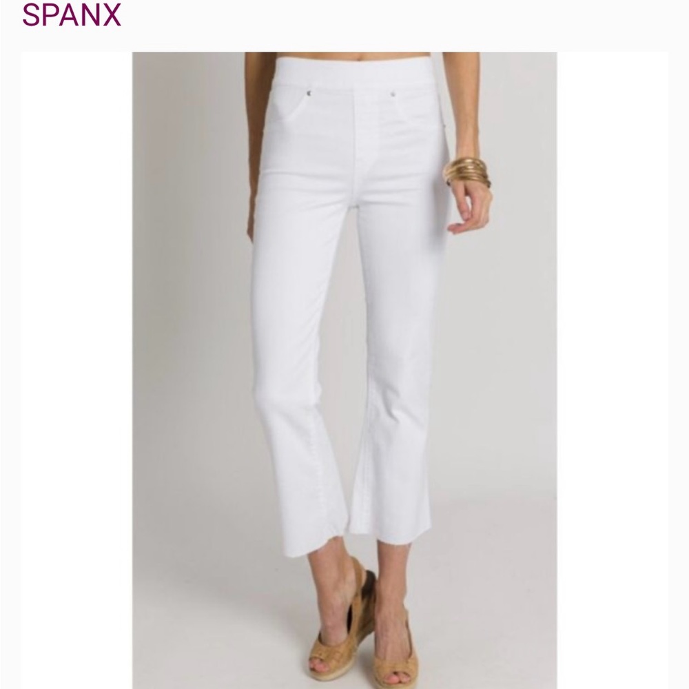 Spanx Kick crop Flare Raw Hem